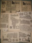 [MAPS] LONDON, a coll'n of Ward Maps, after B. Cole, 41 x 53 cms et infra [S.], some duplicates,