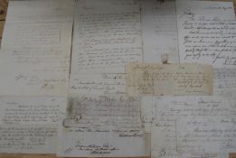 [NAVY / ADMIRALTY / BANKING] a collection of documents relating to SIR EVAN NEPEAN, (1751-1822) of