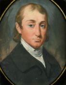 Mid-19th Century, a pastel head and shoulders portrait of a gentleman, 10