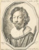 Ottavio Leoni, Portraits of notables, 17th Century line engravings, labels verso, each 5.5