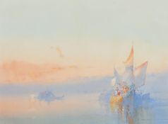 William Knox (1862-1925) British, Views of Venice, watercolours, one signed and 10