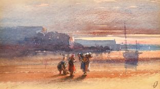 Charles Jenyng (19th/20th Century), a collection of 12 watercolour sketches of landscapes, signed