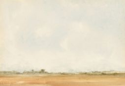 Kenneth Lauder (1916-2004), 'Landscape on the Isle of Man', watercolour, signed, 7.5