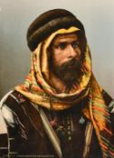 Photoglob Zurich, A set of five photochromes of Middle Eastern figures, all 8.75