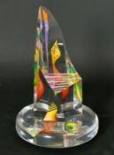 Yankel Ginzburg (20/21st Century) American, 'Life's Rewards', a polychrome acrylic sculpture, signed
