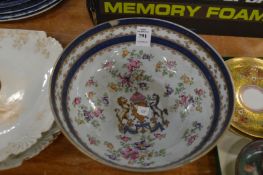 A Samson armorial bowl.