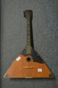 A Russian balalaika.