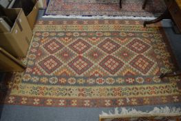 A Kelim carpet, damage to one end 6'6