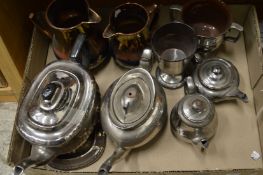 Various lustre decorated china.