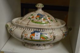 A tureen and cover.
