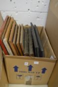 A box of assorted paintings, prints, engravings etc.
