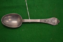 A spelter spoon.