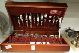 A part canteen of cutlery.