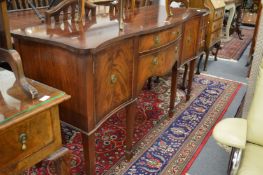 A Georgian style mahogany sideboard.