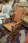 An American rocking chair.