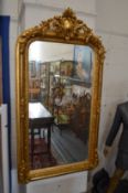 A good large decorative gilt framed pier mirror.