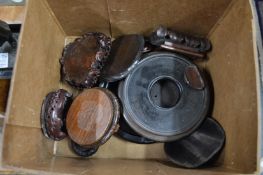 A box of Chinese hardwood stands.