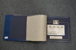 A post office official commemorative first day cover album containing a collection of first day