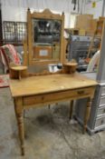 Pine dressing table.
