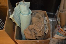 Military canvas bath (?) etc.