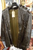 A Ladies fur coat.