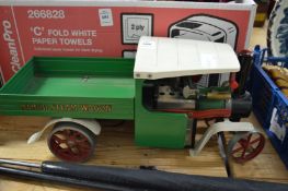 A Mamod steam wagon.