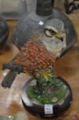 A model of a kestrel.