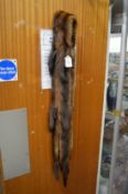 A fur stole.