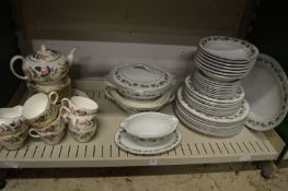 A small quantity of Wedgwood Hathaway Rose and other china.