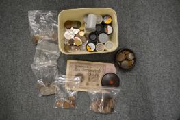 Miscellaneous coins.