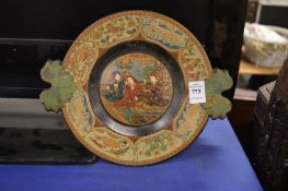 A Japanese lacquer tray.