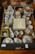 Japanese porcelain coffee service and similar items.