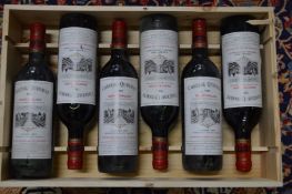 Chateau Quinault Saint-Emilion 1982, six bottles.