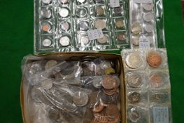 A large quantity of coins.