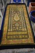 A good Eastern metal thread embroidered tapestry hanging.
