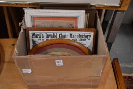 A small group of prints etc.