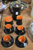 Carltonware coffee set.