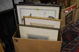 A quantity of paintings, prints, engravings etc.