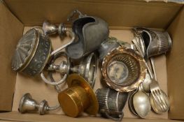 Miscellaneous plated items etc.