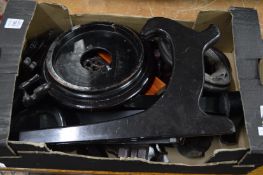 A box of Chinese hardwood stands.