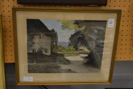 Cyril Guy, Maidencombe, watercolour.