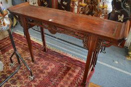 A good Chinese redwood altar table.