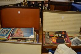 Two suitcases containing numerous magazines and papers relating to the Royal family.