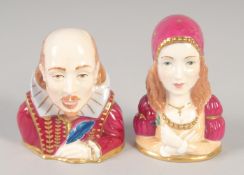 ROYAL WORCESTER CONNOISSEUR COLLECTION CANDLE SNUFFERS, Romeo and Juliet.