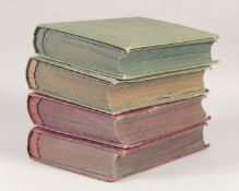 A SET OF FOUR 19TH -20TH CENTURY PHOTOGRAPH ALBUMS, Barbizon, Bagnoles, Seville, France etc.