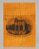 A MAUCHLIAN WARE CARD CASE 