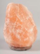 A LARGE PIECE OF HIMALAYAN ROCK SALT. 12ins x 9ins.