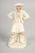 A ROYAL WORCESTER FIGURE OF THE SCOTSMAN from the Countries of the World Series, date mark 1882.