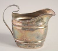 A GEORGE III CREAM JUG. Sheffield 1801.