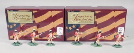 W. BRITAIN, THE AMERICAN REVOLUTION, BATTLE OF SARATOGA, boxed, (2).